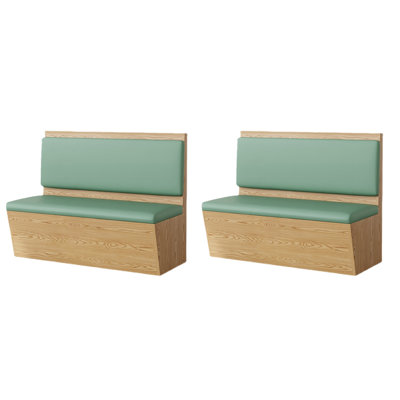 Banc rembourré en similicuir Modern Modern