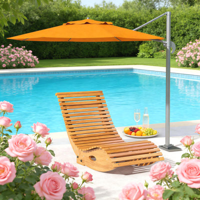 Chaise berçante en bois, chaise berçante d'extérieur