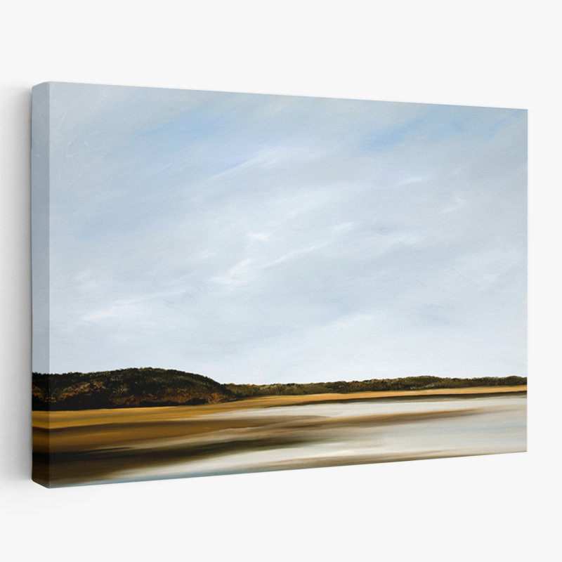 Perception - art des paysages côtiers, H 16 po x l 24 po