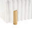 Lit tapissier Boucle avec tête de lit ondulée et coutures verticales