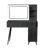 Modern Makeup Vanity Desk with LED Lights & Mirror, Space-Saving for Bedroom-1767826834