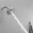 Single Handle 1-Spray Round Rain Shower Faucet Set 1.8 GPM With High Pressure Shower Head-108989401