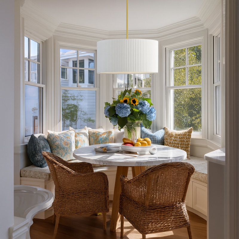 4-light 21" Polished Brass White Modern Linen Shade Drum Chandelier Pendant for Dining Room, Polished Brass