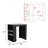 Kitchen Island With 3-Side Shelves-173664795