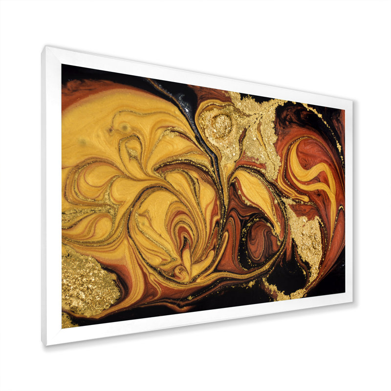 «Orange Orange», impression sur toile, H 24 po x l 32 po, Toile blanche avec cadre d'angle fermé