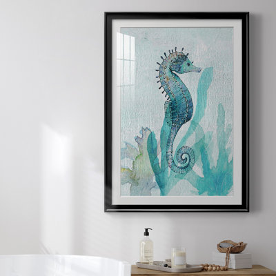 36_Seahorse I, reproduction encadrée de qualité supérieure - prête à être accrochée