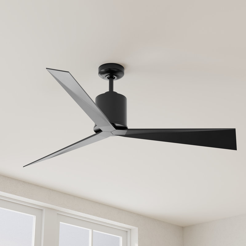 Paso 60'' Ceiling Fan, Matte Black, Matte Black