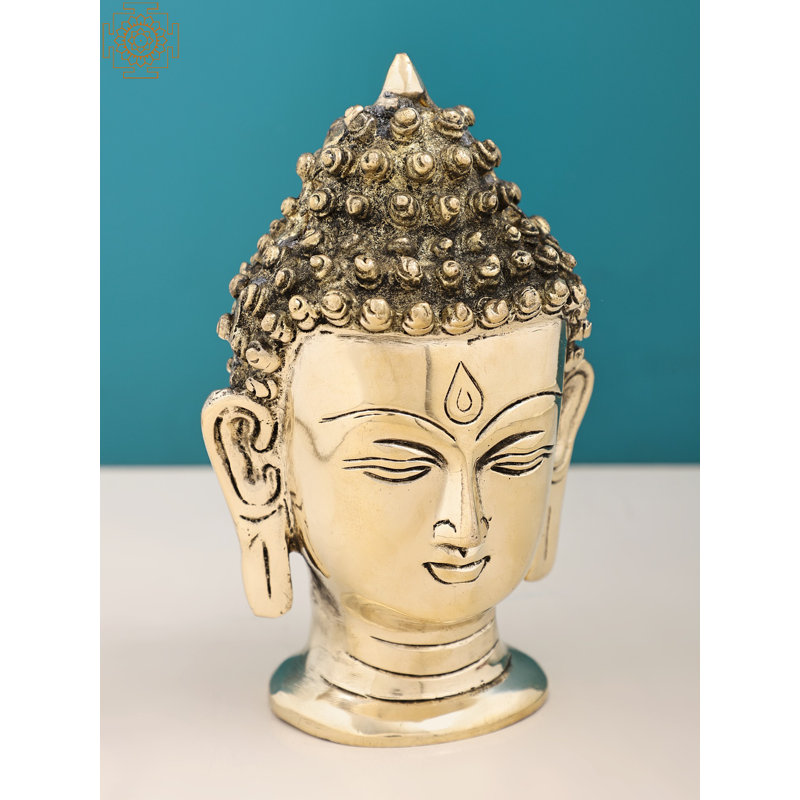 Tête de bouddha de 7 po