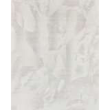 Hand Knotted Abstract Area Rug in White/Beige