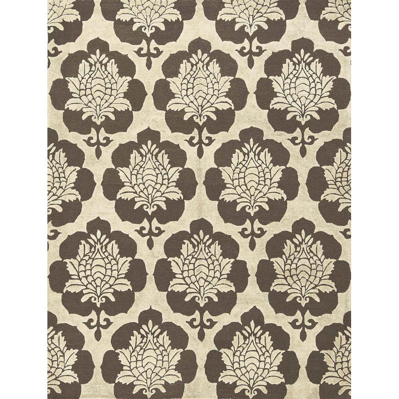 Wool Floral Area Rug