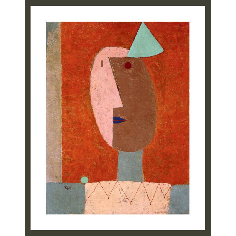 «Clown» par Paul Klee - impression giclée encadrée, 41.5" H x 32.72" W