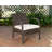 Patio Sense Bondi Armchair-Lightweight & Durable - Low Maintenance -Khaki Cushion Included - Mocha