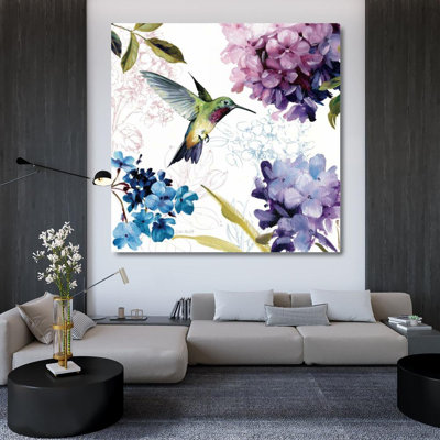 «Red Barrel Studio® Audit» par Lisa Gallery, art sur toile tendue: Spring Nectar Square II