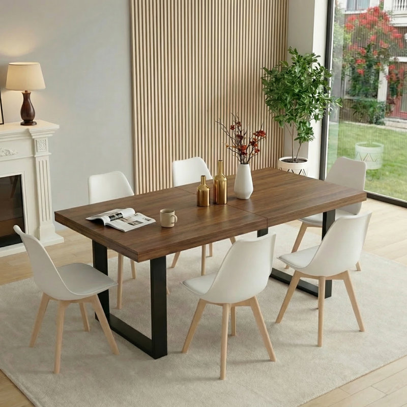 6 - Person Dining Set, White
