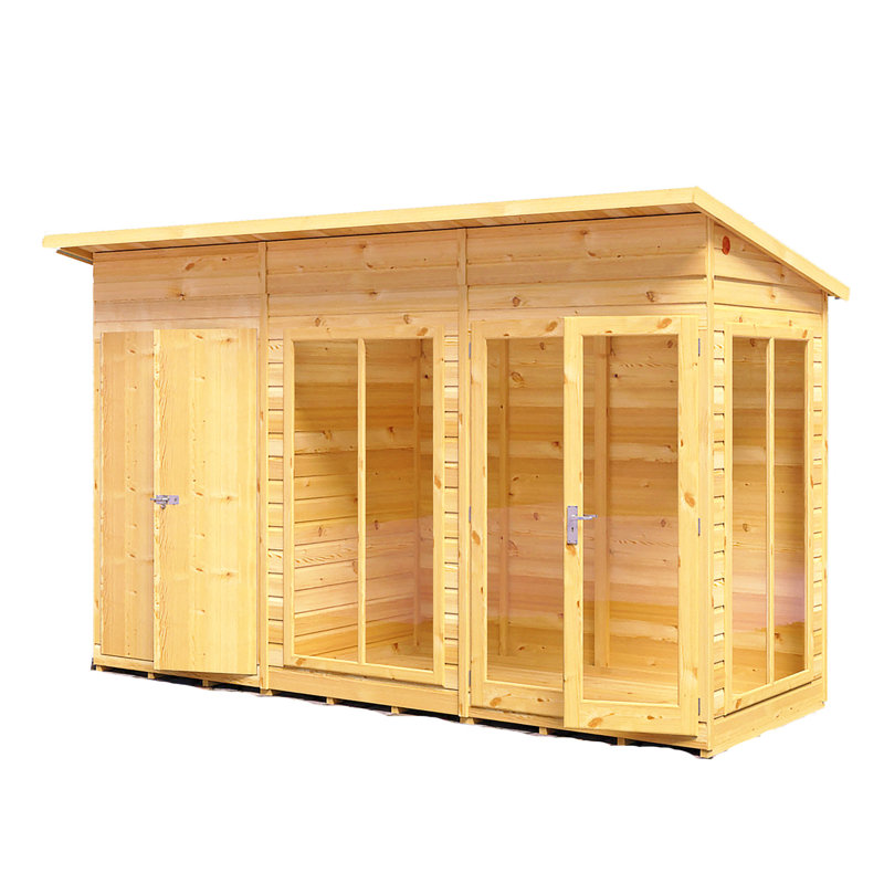 Lela 12 x 4 ft Summerhouse with Storage Shed