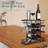 Nole 6 Bottle Tabletop Wine Bottle & Glass Rack