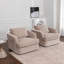 Ensemble de 2 fauteuils en velours Alameda-119399943
