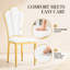 Ensemble de table et chaises de salle à manger rondes modernes en verre de 120 cm (47,2 po) pour 4 personnes, ensemble de table et chaises de cuisine 5 pièces pour salle à manger, appartement-1204765858-1204765857-1204765534