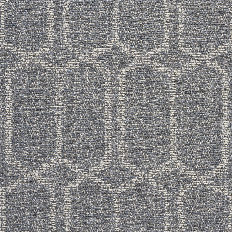 Modern Trellis Outdoor Fabric, Charcoal Slate