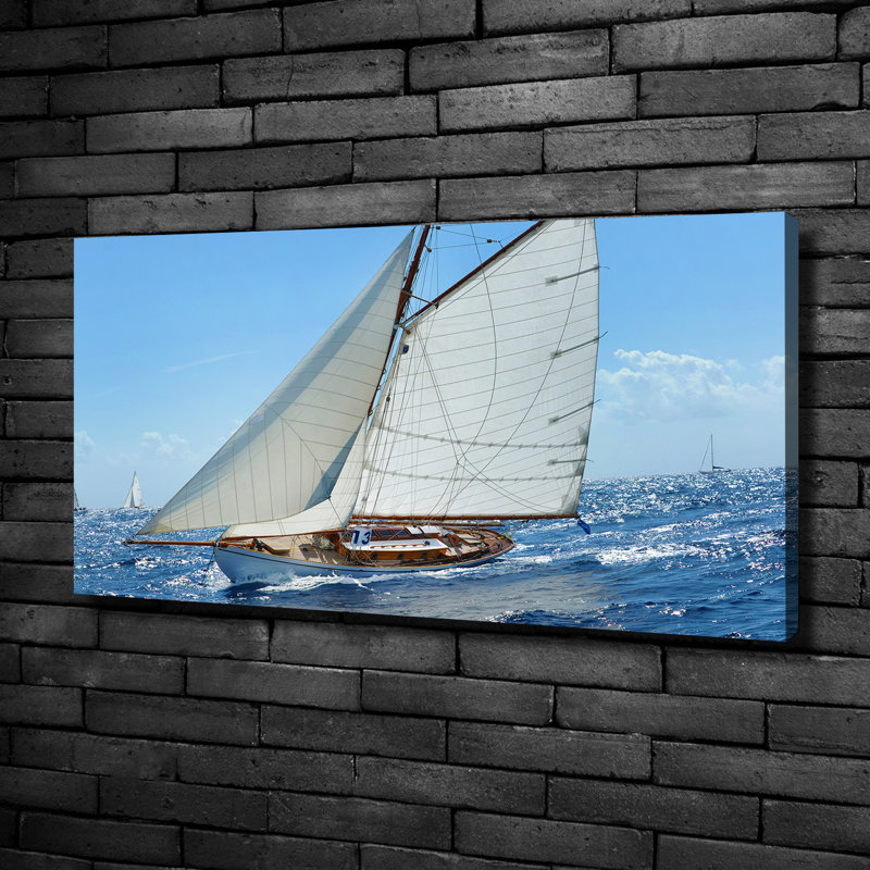 Yacht - Wrapped Canvas Print