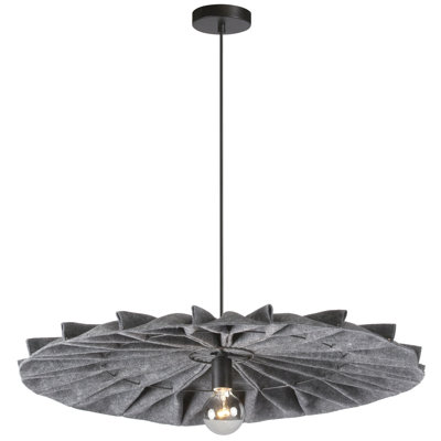 Luminaire suspendu incandescent 1 lumière Plegado
