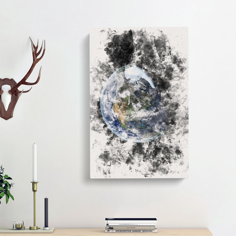 The Beauty of Planet Earth - Wrapped Canvas Painting Print, 50cm H x 35cm W x 3cm D