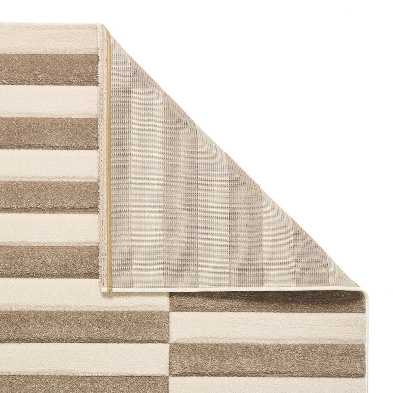 Geometric Machine Made 100% Polypropylene Area Rug, Rectangle 200 x 290 cm