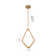 8-Light metal LED Chandelier With White Silicone Diffusers