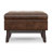 Owen 34"W Upholstered Vegan Leather Mid-Century Modern Rectangular Lift-Top Ottoman with Tapered Legs-91266630