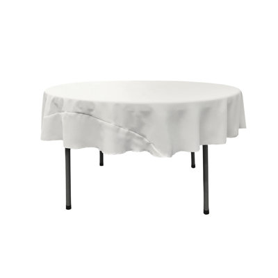 Fisher Solid Color Round Tablecloth