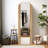 Frameless Full-Length Mirror with Stand - 64"x21" - Unique Design with Glass Sides