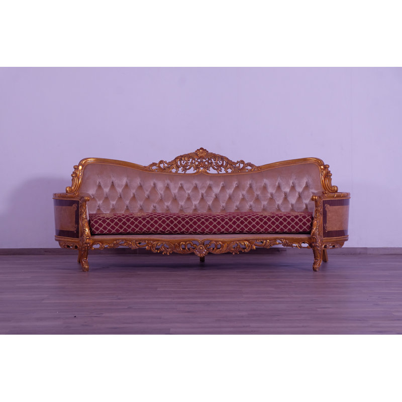Maggiolini Sofa, Red/Burgundy, Brown