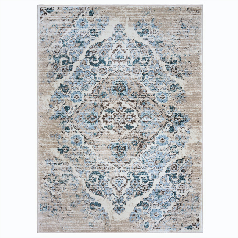 Mogos Oriental Indoor Rug, Rectangle 8' x 10'