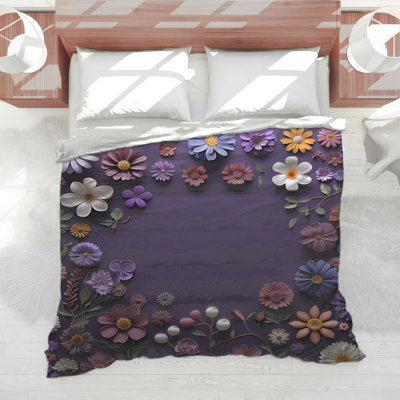 Floral Arrangement Bedding Floral Comforter Bohemian Boho