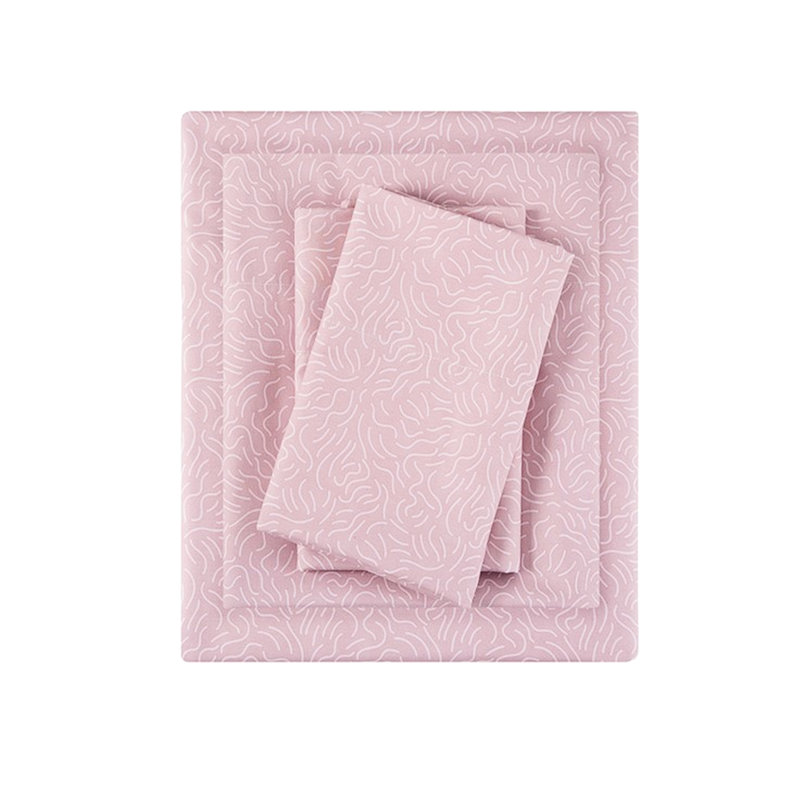 Ensemble de draps grand format 4 pièces en microfibre doux et moelleux de style Cheerful Stylish "d, 2
