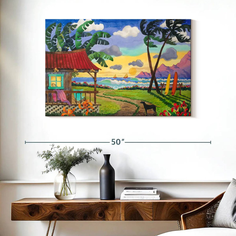 Gillard My Island Paradise II, 26" H x 39" W