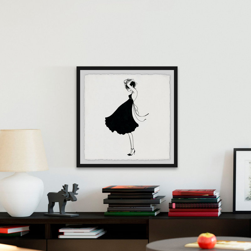 «Breezy Chic», reproduction de peinture acrylique encadrée, H 32 po x l 32 po