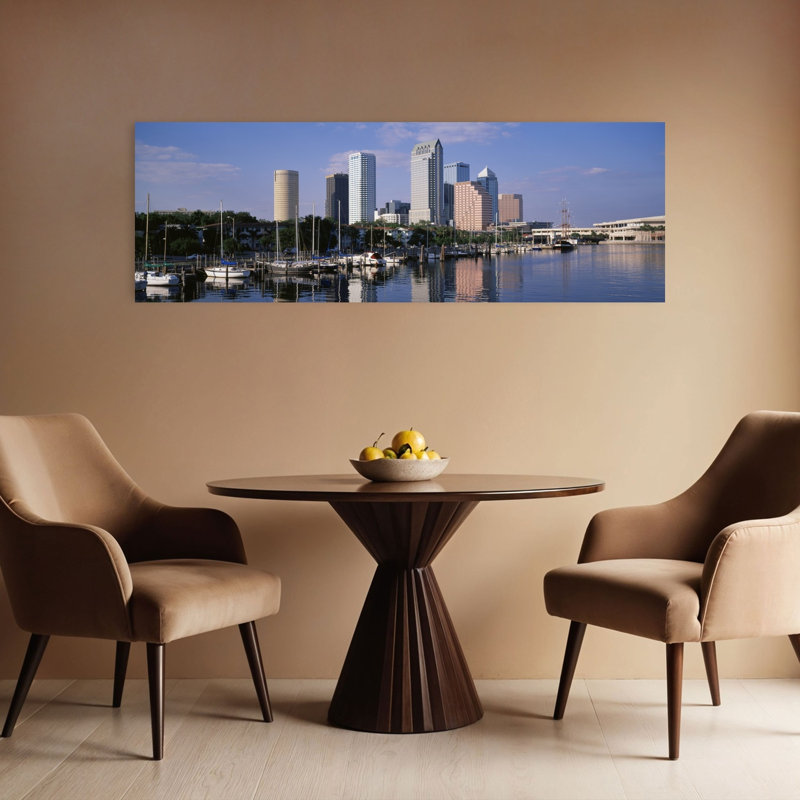 Tampa, Floride, États-Unis, art mural contemporain abstrait, H 16 po x l 48 po