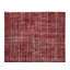 Tapis turc fait à la main de 5,7 x 9 pi avec teinture rouge, idéal pour la décoration de bureau et de maison
