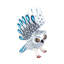 Sculpture Eisler Frosty Owl Alebrije