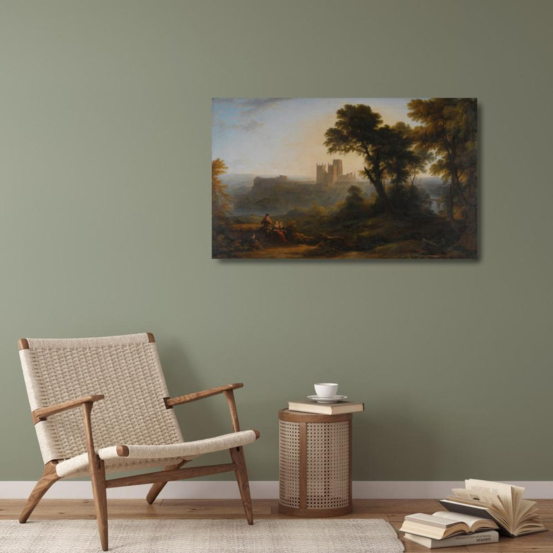 "Cathédrale de Durham" par John Glover - Art sur toile tendue avec châssis, H 40 po x l 28 po