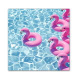 Flamingo Pool Party Print
