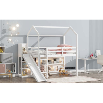 Lit plateforme simple avec rangement Sauter