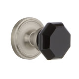 Classic Rosette with Waldorf Black Door Knob
