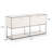 Modern Metal Office Storage Cabinets with Adjustable Shelves and Doors, Versatile Free-Standing Organizer for Home Office Décor-1609205758