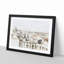 Rooftops in Barcelona Spain - Picture Frame Painting Print on MDF-56705516-56705512