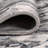 Swirl Marbled Abstract Gray/Blue Rug-982123312