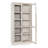 Alaya Solid Oak Wood Corner Display Stand-1717568120