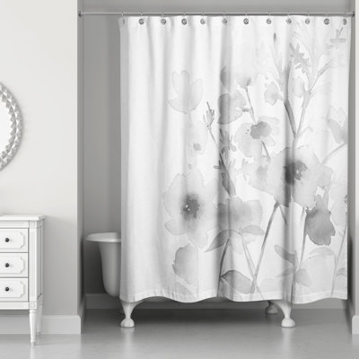 Gutowski Floral Single Shower Curtain