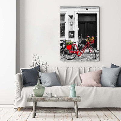 City Bike - Wrapped Canvas Print
